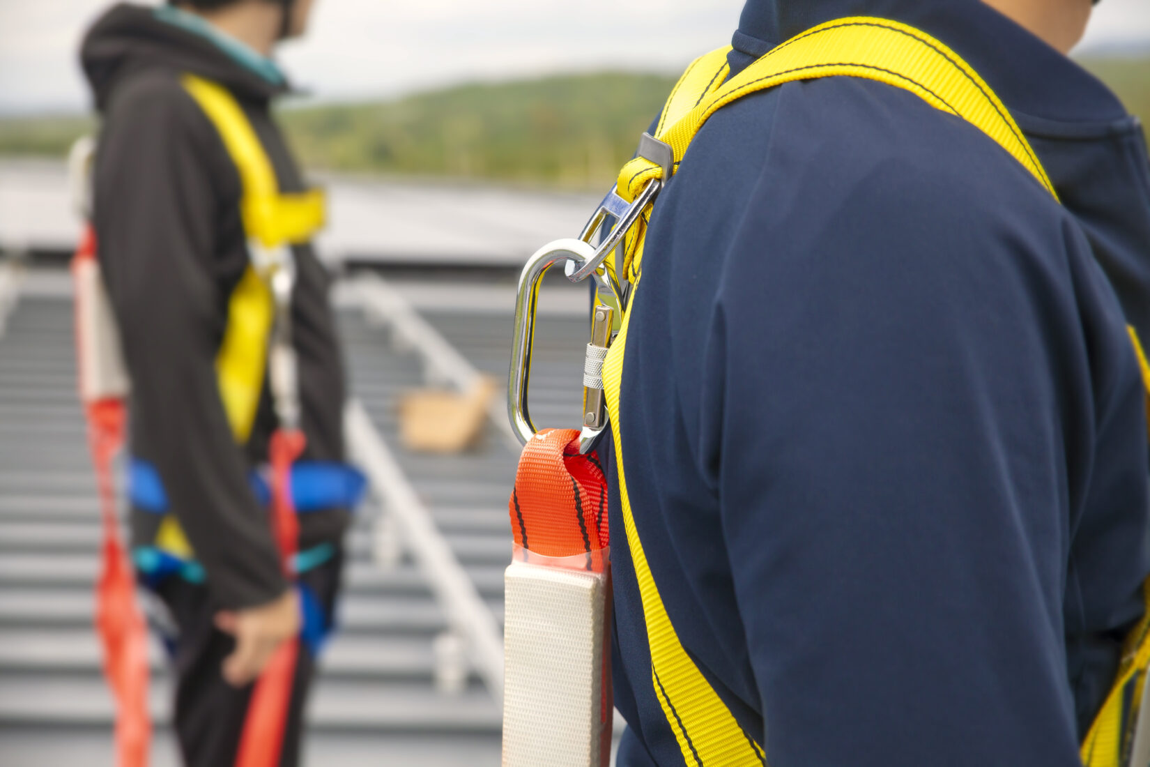 Safety clothing for working on a technician’s building